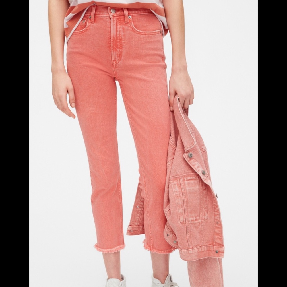 High Rise Stretch Denim Jeans